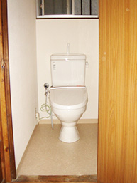 工事後の洋式トイレです。